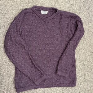 MexiCali Blues Classic Crewneck Sweater in Rich Purple
